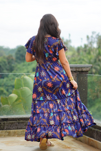 Load image into Gallery viewer, Angie Maxi Dress in Purple Fern