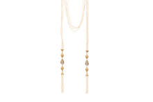 Load image into Gallery viewer, Gold Seed Pearl Lariat