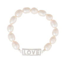 Load image into Gallery viewer, Silver LOVE Bracelet