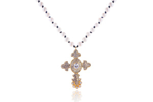 Gold Sultan Cross Necklace