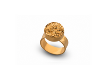 Load image into Gallery viewer, Gold Druzy Ring