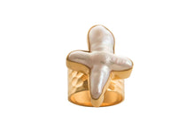 Load image into Gallery viewer, Signature Gold Cross Ring