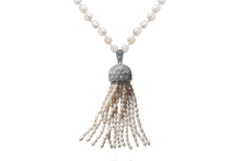 Load image into Gallery viewer, Seed Pearl Silver Necklace