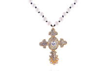 Load image into Gallery viewer, Gold Sultan Cross Necklace